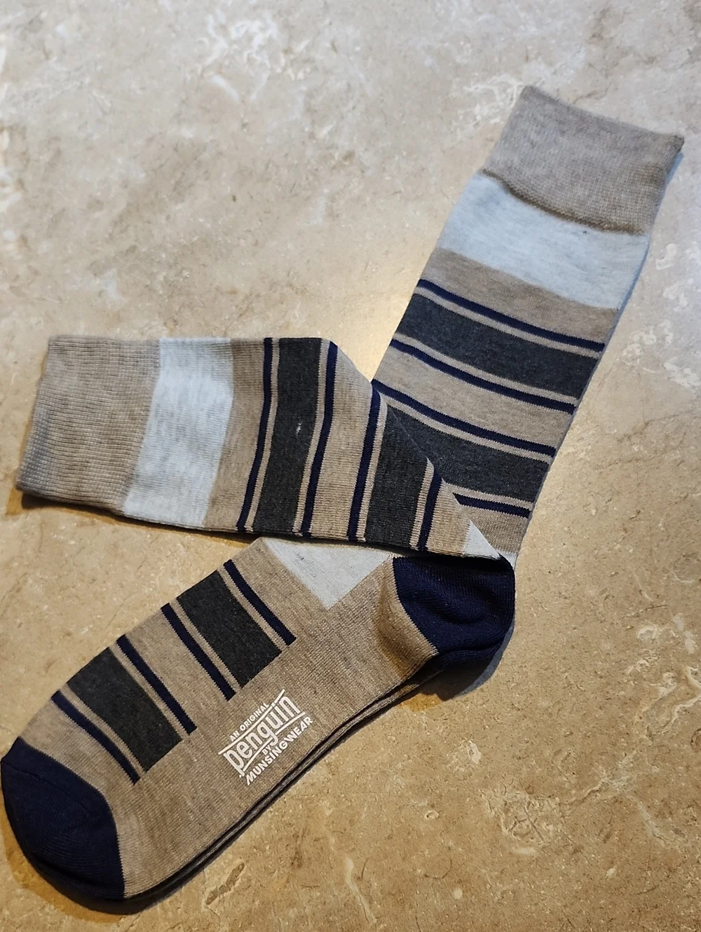Penguin Paulson Stripe Crew Socks